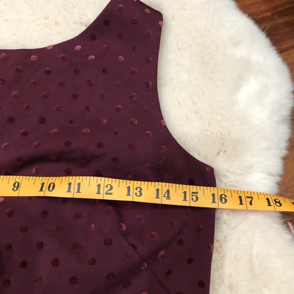 Loft Burgundy Dress - Picture 7 of 7